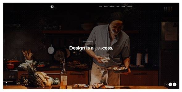 Foodex v1.0 – One Page Restaurant WordPress Theme Download