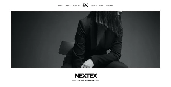 Nextex One Page Photography WordPress Theme v1.0 Download