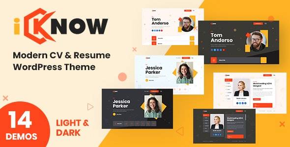 iKnow v8.0 Personal Portfolio WordPress Theme Download