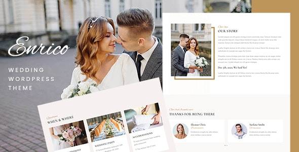 Enrico –v.1.0 Wedding WordPress Theme Download