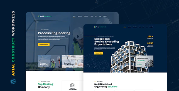 Axial v.1.0 Construction Company WordPress Theme Download