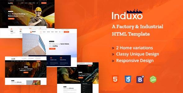 Induxo v1.7.2 – Industry WordPress Theme Download