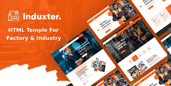 Induxter v1.2.1 (Updated) – Industry And Factory HTML Template Download