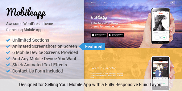 Mobileapp MyThemeShop WordPress Theme v1.1.6 Download