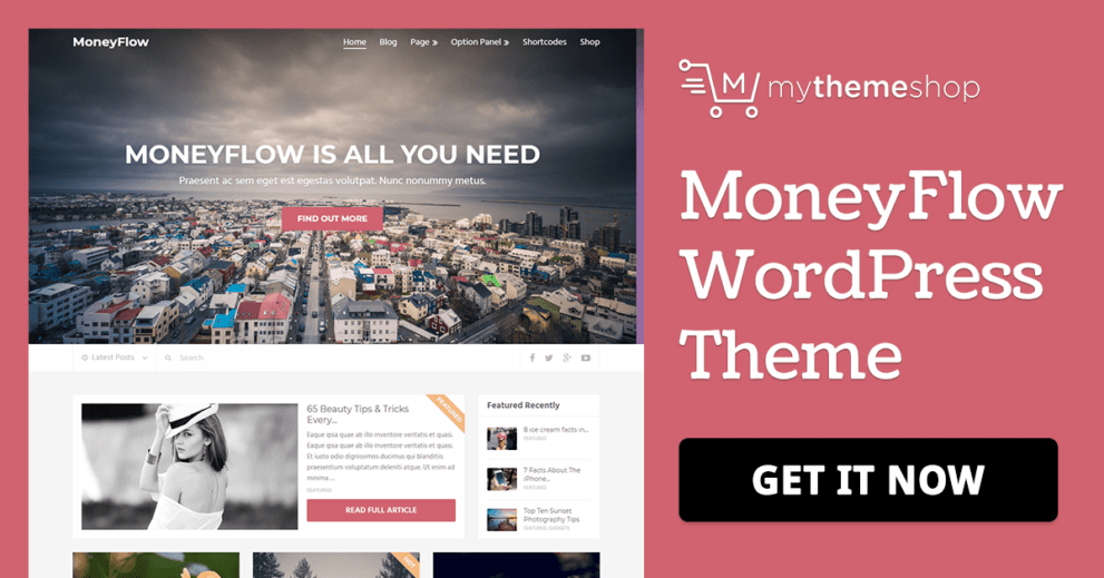 MoneyFlow MyThemeShop WordPress Theme v1.2.11 Download