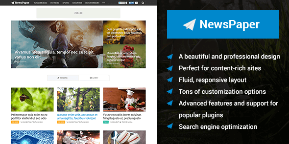 Newspaper MyThemeShop WordPress Theme v2.3.14 Download