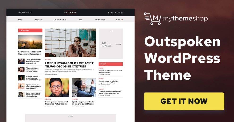 Outspoken MyThemeShop WordPress Theme v1.0.10 Download