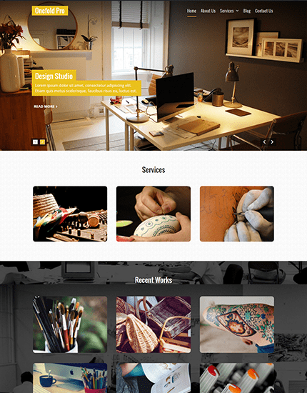 Onefold Pro WordPress Theme