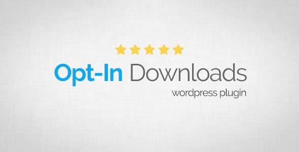 Opt-In Downloads WordPress Plugin