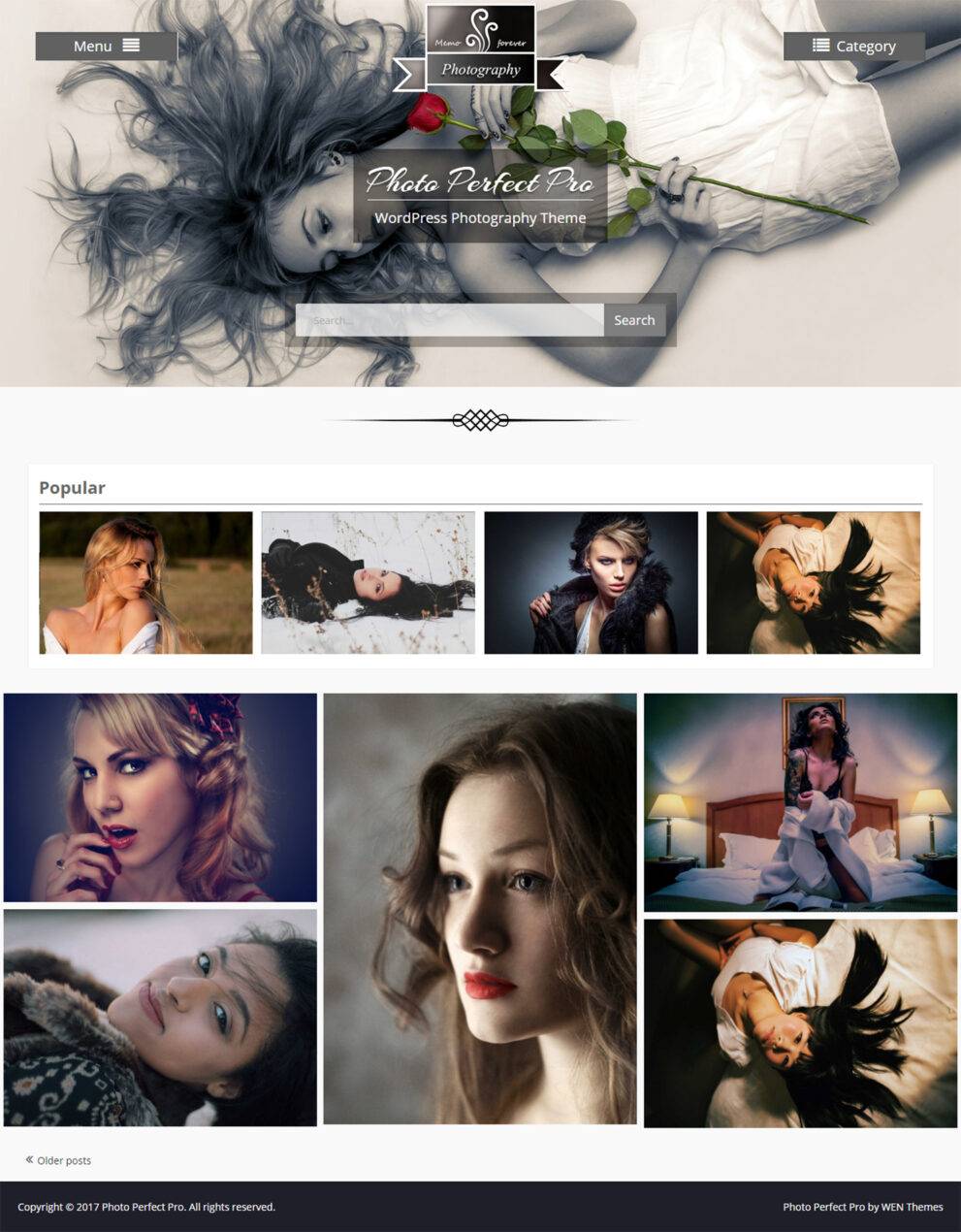 Photo Perfect Pro WordPress Theme