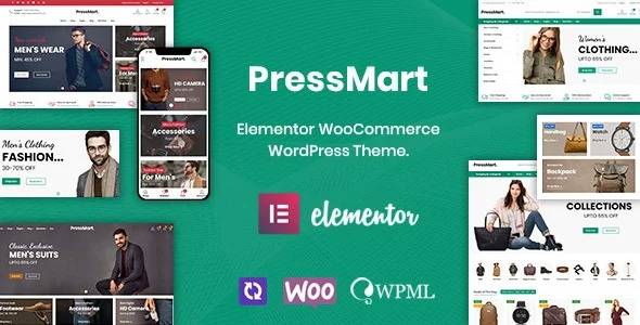 PressMart v1.2.4 – Modern Elementor WooCommerce WordPress Theme