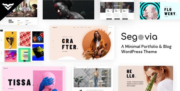 Segovia v1.6.0 – Minimal Portfolio and Blog WordPress Theme Download