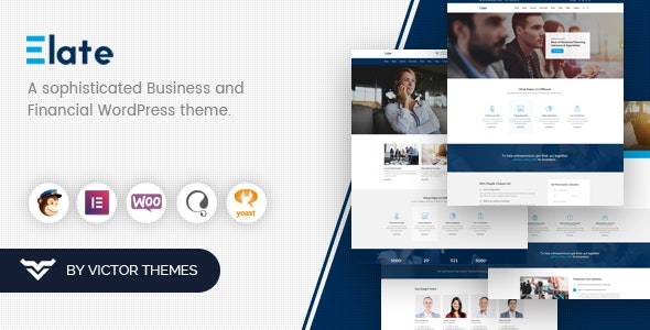 Elate v1.4.3 Financial Consulting WordPress Theme Download