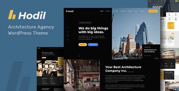 Hodil 1.3.1 – Architecture Agency WordPress Theme Download