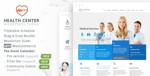 Healthcare – v.29.0 Health Center WordPress Theme Download