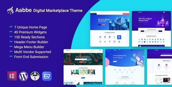 Aabbe v6.0 – Digital Marketplace WordPress Theme Download