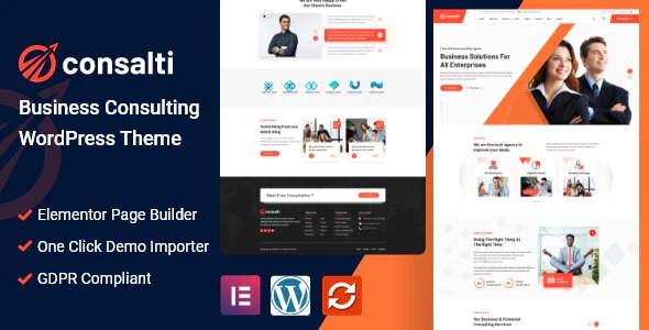 Consalti v1.0.2 – Consultancy & Business WordPress Theme Download