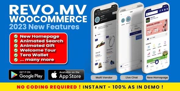 RevoMV v6.0.0 – Multivendor WCFM / Marketplace Flutter Android iOS App – Like Flipkart, Amazon, Shopee (Activated)