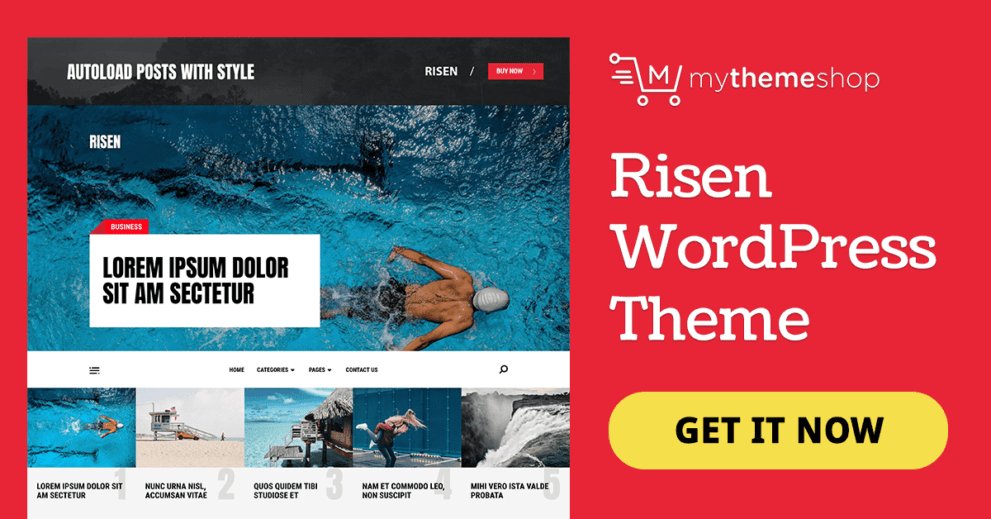 Risen MyThemeShop WordPress Theme v.1.1.3 Download