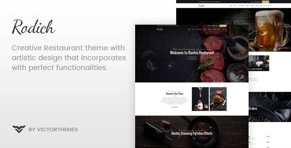 Rodich – A Restaurant WordPress Theme v2.2