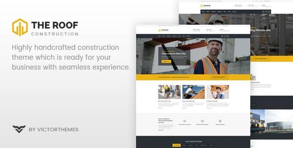 Roof v2.5.4 – Construction Building Business WordPress Theme Download