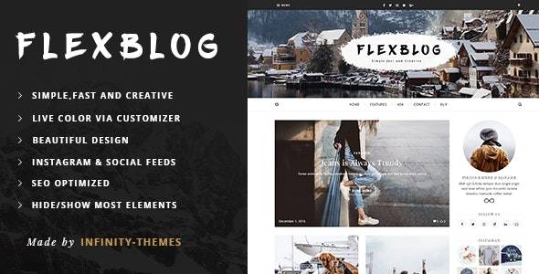 Flexblog v.1.6.1 – Personal Blog WordPress Theme Download