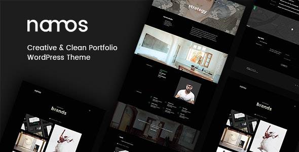 Namos v1.2.2 – Creative One/Multi-Page Portfolio WordPress Theme Download