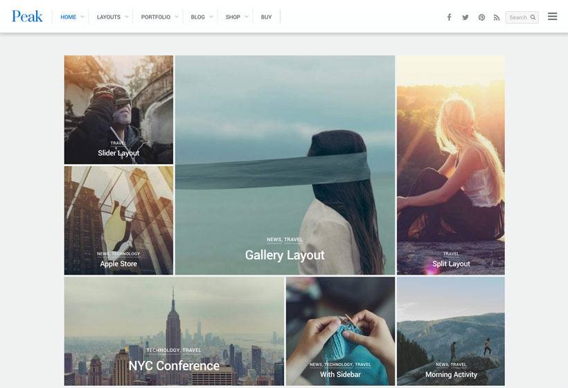 Peak Themify WordPress Theme v5.6.1 Download