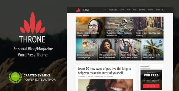 Throne v2.1 – Personal Blog/Magazine WordPress Theme