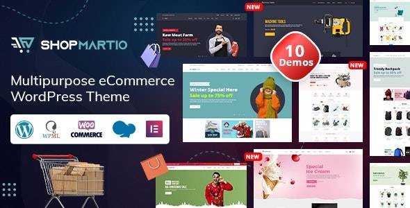 Shopmartio – v1.0.5 Multipurpose eCommerce WordPress Theme Download