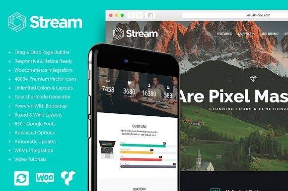 Stream WordPress Theme v4.0.4 – VisualModo  Download