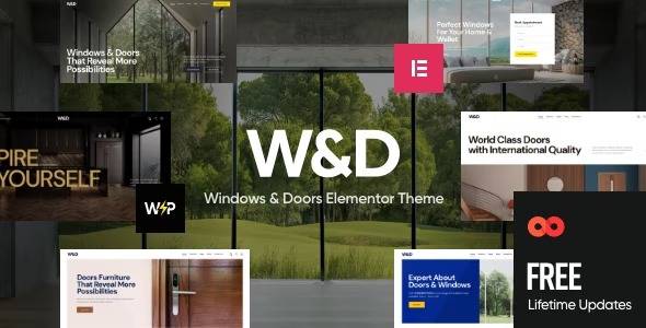 W&D v.1.1.0 – Windows & Doors Company WordPress Theme