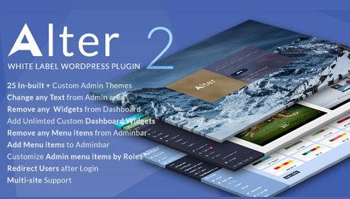 WpAlter v2.4.8 – White Label WordPress Plugin (Updated)