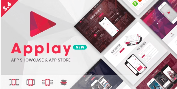 Applay v3.7.1 – WordPress App Showcase & App Store Theme