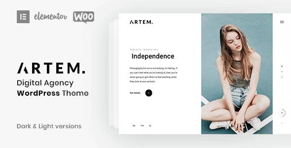 Artem Digital Agency WordPress Theme v.1.4.1 Download