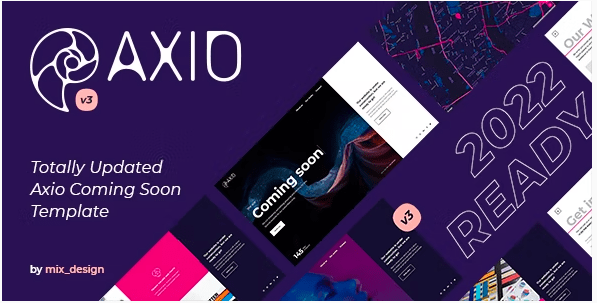 Axio - Coming Soon HTML Template