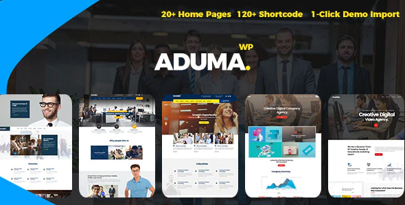 Aduma v1.4 Consulting Finance Business WordPress Theme Download