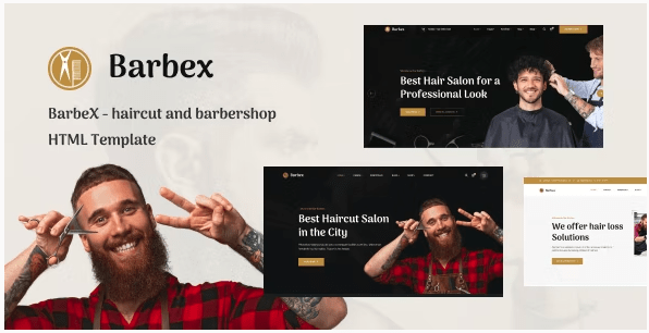 BarbeX v1.0 – Hair Salon and Barber Shop HTML Template