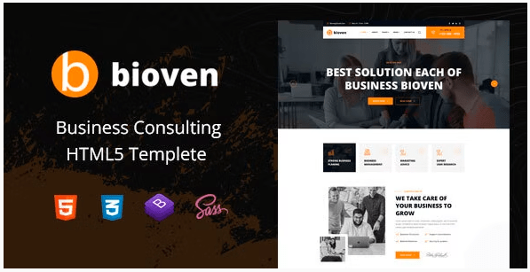 Bioven – Business Consulting HTML5 Template