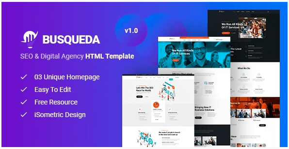 Busqueda – SEO & Digital Agency HTML Template