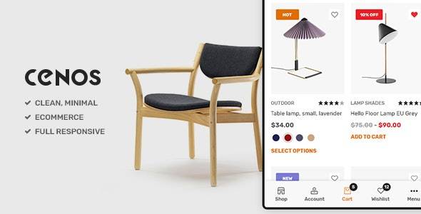 Cenos (Updated) – v1.2.1 Modern Furniture WooCommerce WordPress Theme Download