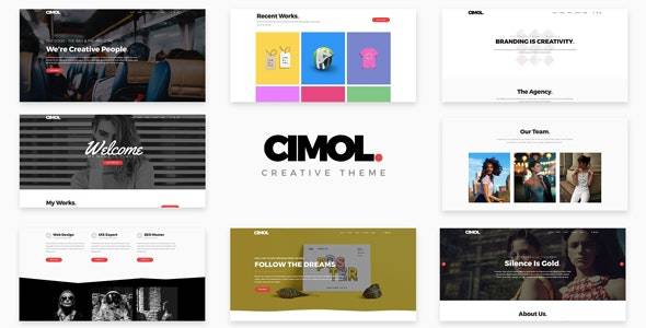 Cimol – v1.2.5 Responsive One Page & Multi Page Portfolio WordPress Theme Download