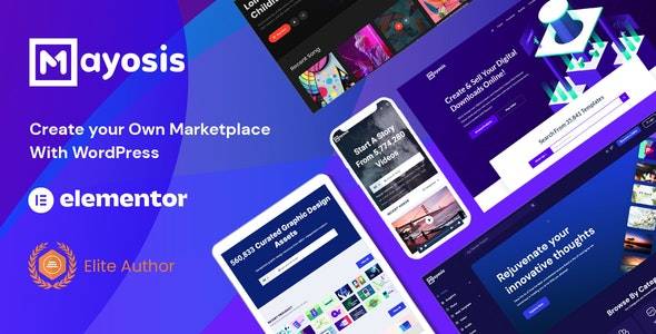 Mayosis Theme v4.5.7 – Download Digital Marketplace WordPress Theme