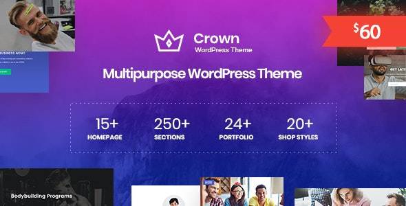 Crown v1.0.7 Multi Purpose WordPress Theme Download