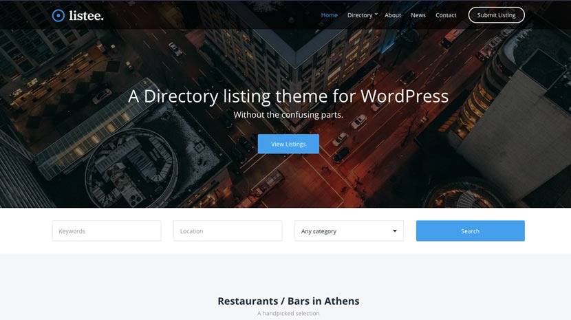 Listee CSSIgniter WordPress Theme v.1.6.2 Download