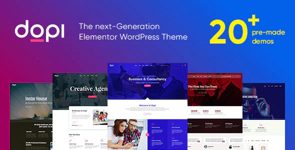 Dopi v1.2.4 – Elementor MultiPurpose WordPress Theme Download