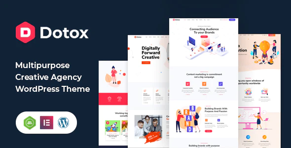 Dotox v.1.4 Multipurpose Creative Agency WordPress Theme Download