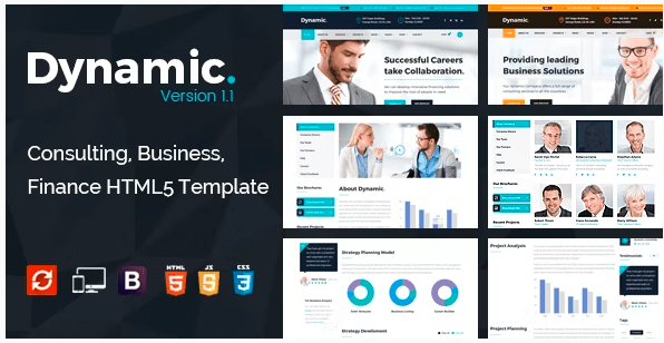 Dynamic v1.1 – Consulting, Finance HTML5 Template