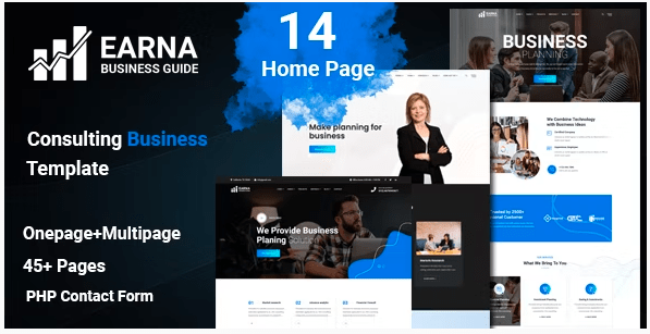 Earna - Consulting Business Template