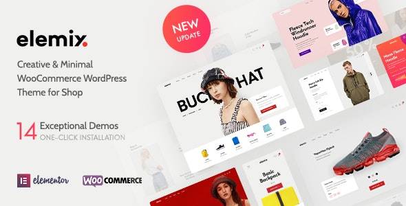 Elemix v1.2.4 – Modern & Creative Elementor WooCommerce WordPress Theme Download